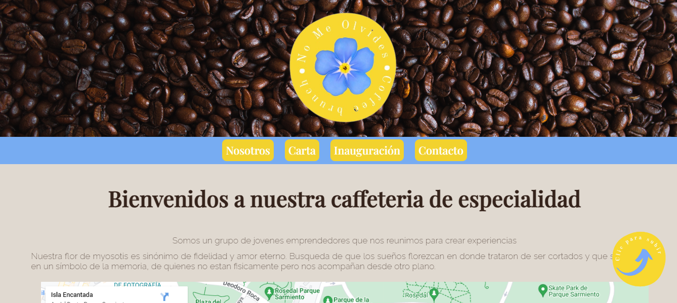 pagina de cafeteria